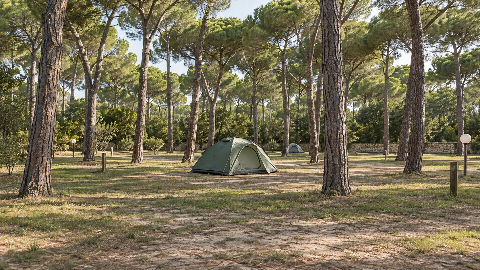 AI-gegenereerd sfeerbeeld, geen foto van de camping