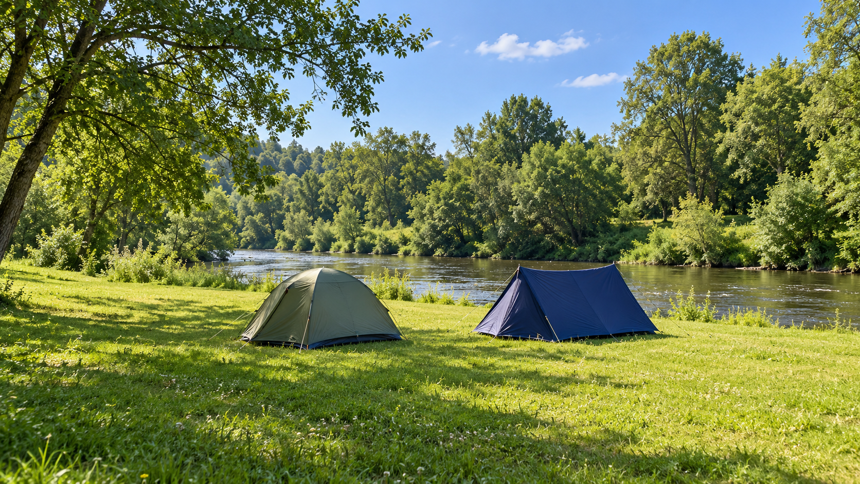 AI-gegenereerd sfeerbeeld, geen foto van de camping