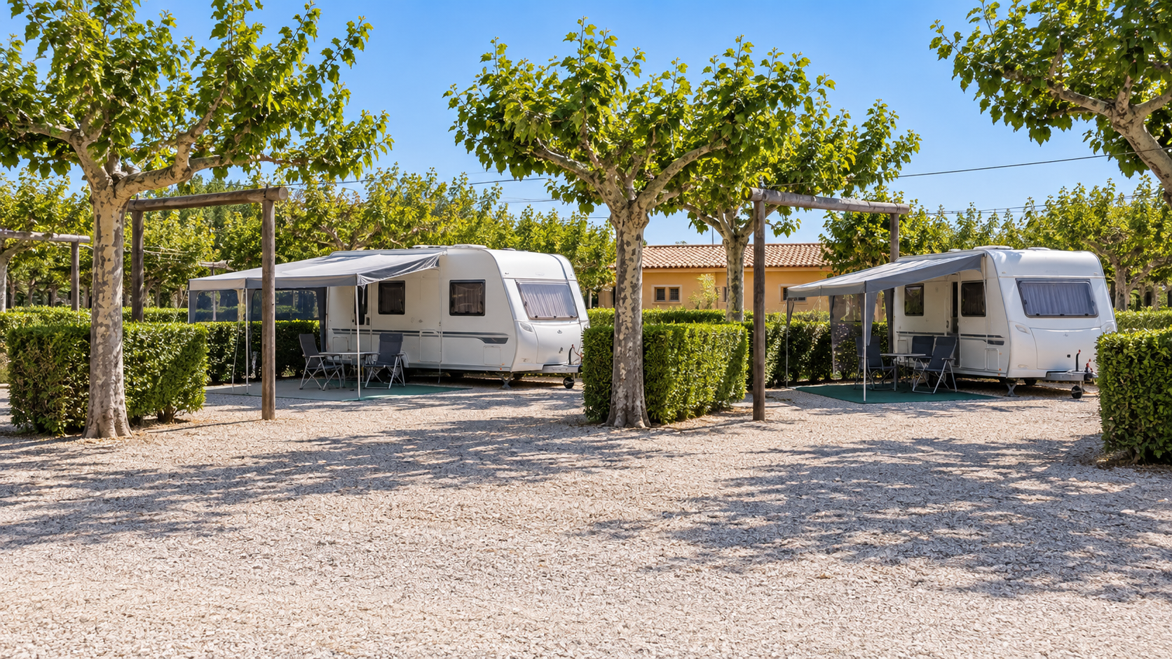 AI-gegenereerd sfeerbeeld, geen foto van de camping