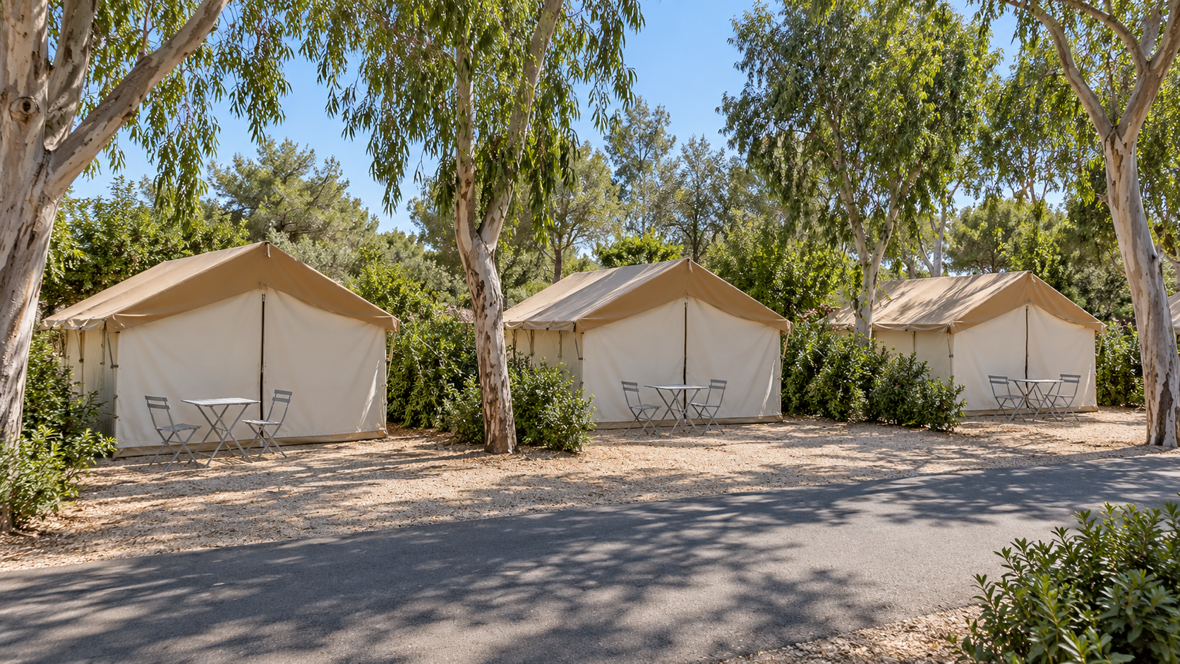 AI-gegenereerd sfeerbeeld, geen foto van de camping
