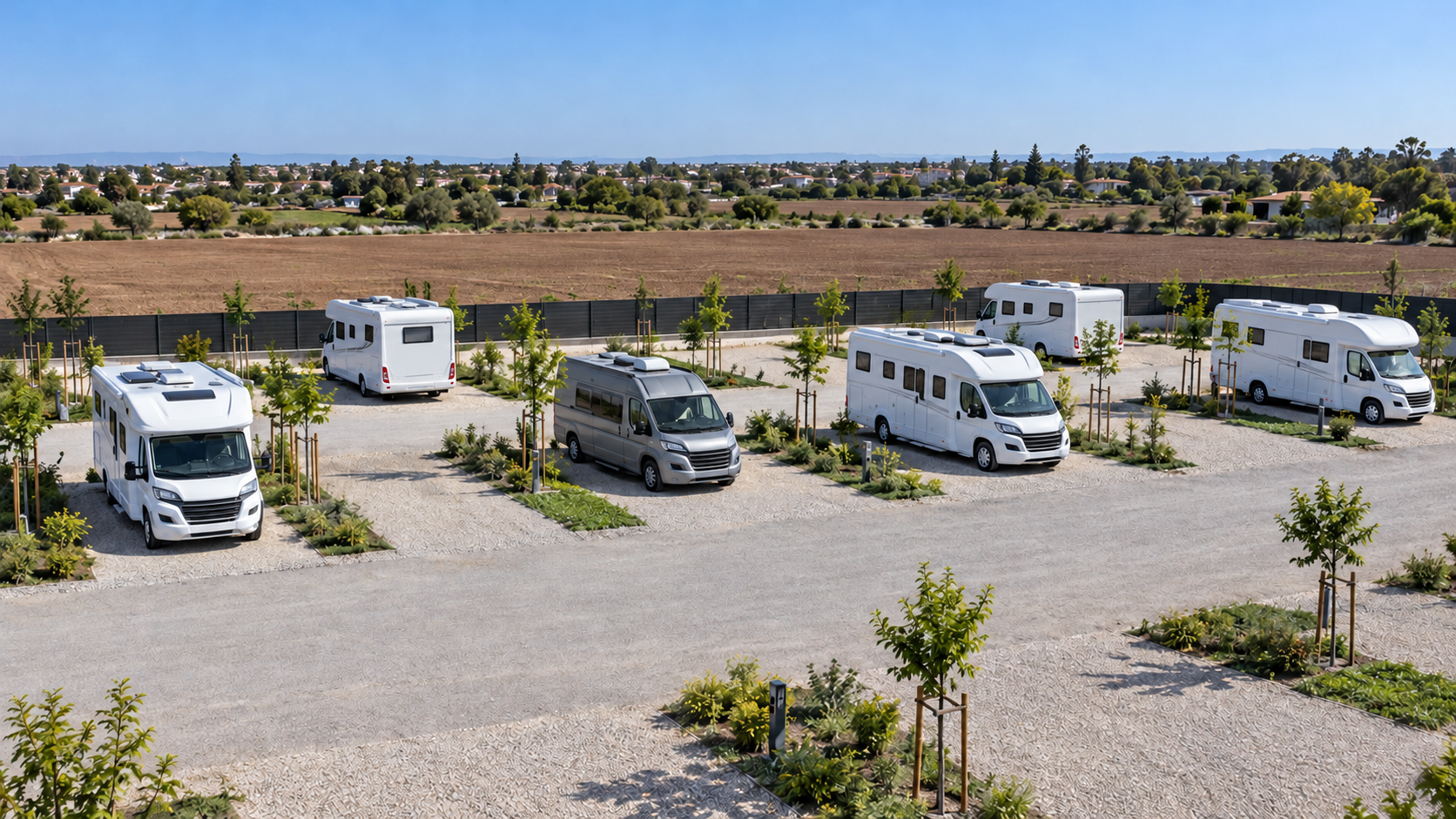 AI-gegenereerd sfeerbeeld, geen foto van de camping
