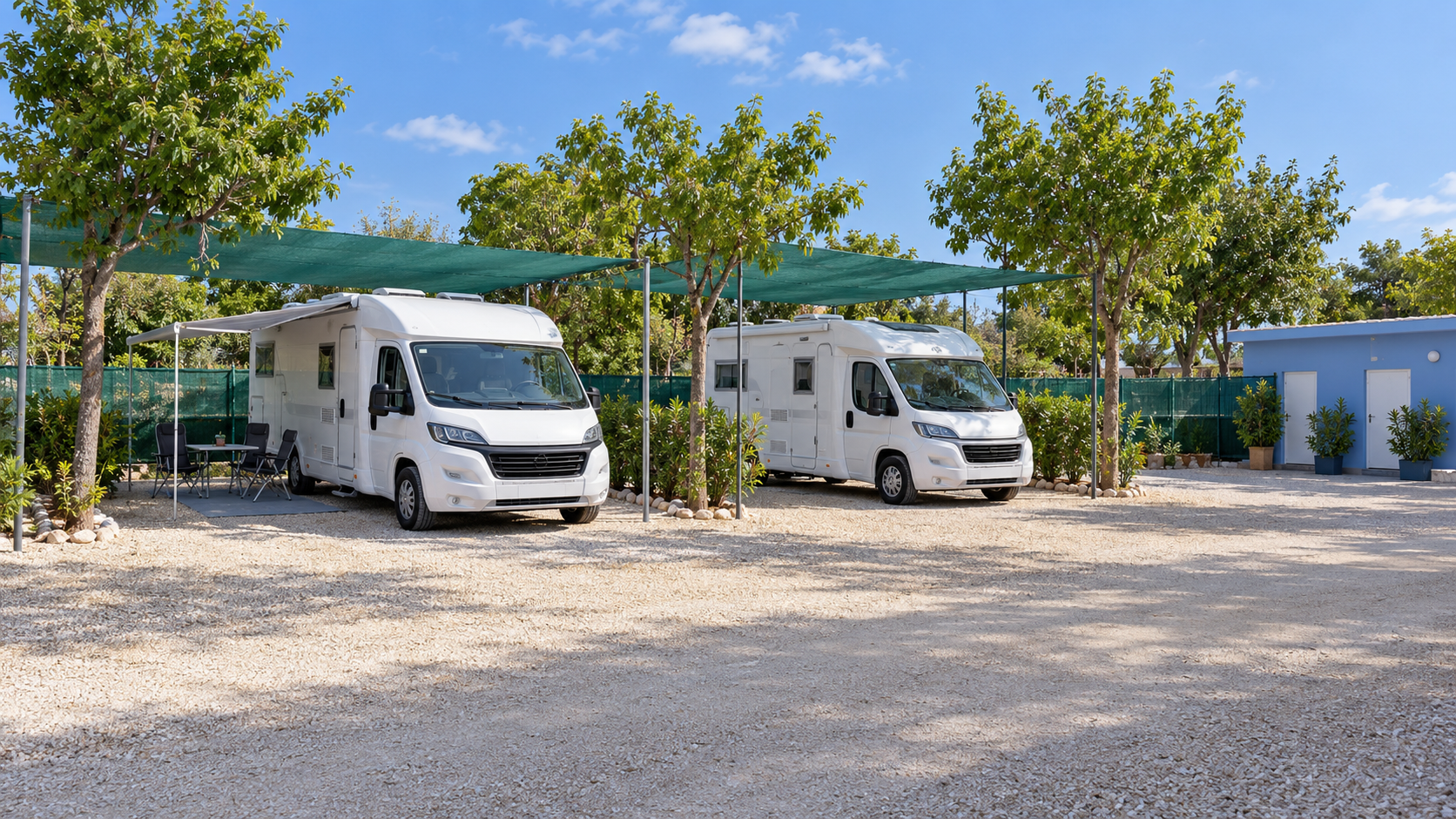 AI-gegenereerd sfeerbeeld, geen foto van de camping