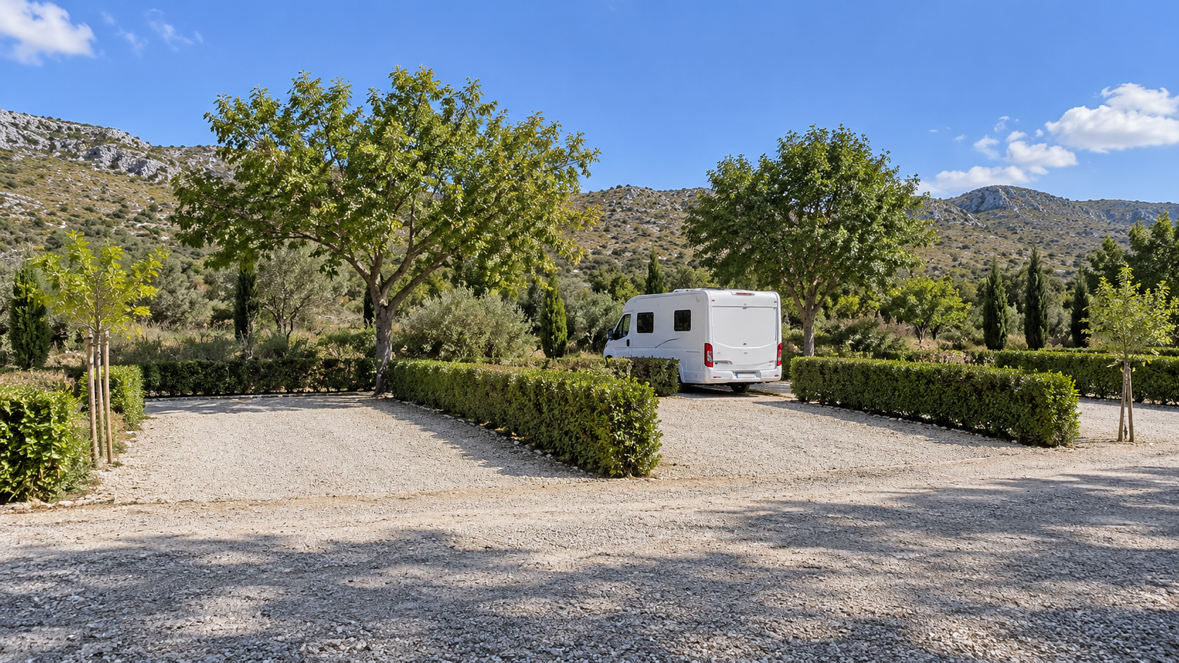 AI-gegenereerd sfeerbeeld, geen foto van de camping