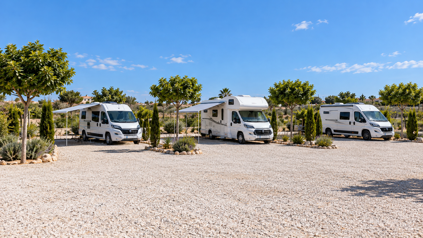 AI-gegenereerd sfeerbeeld, geen foto van de camping