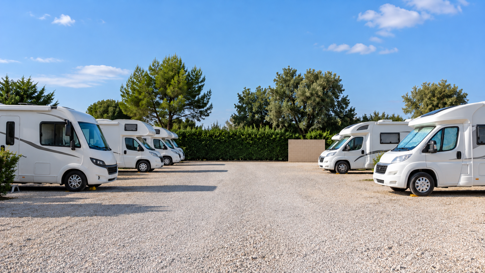 AI-gegenereerd sfeerbeeld, geen foto van de camping