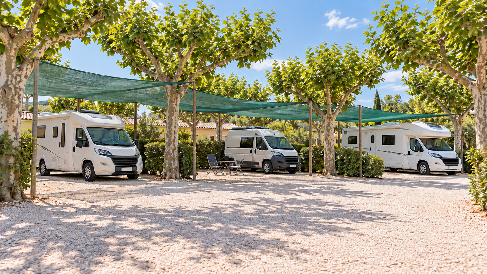 AI-gegenereerd sfeerbeeld, geen foto van de camping